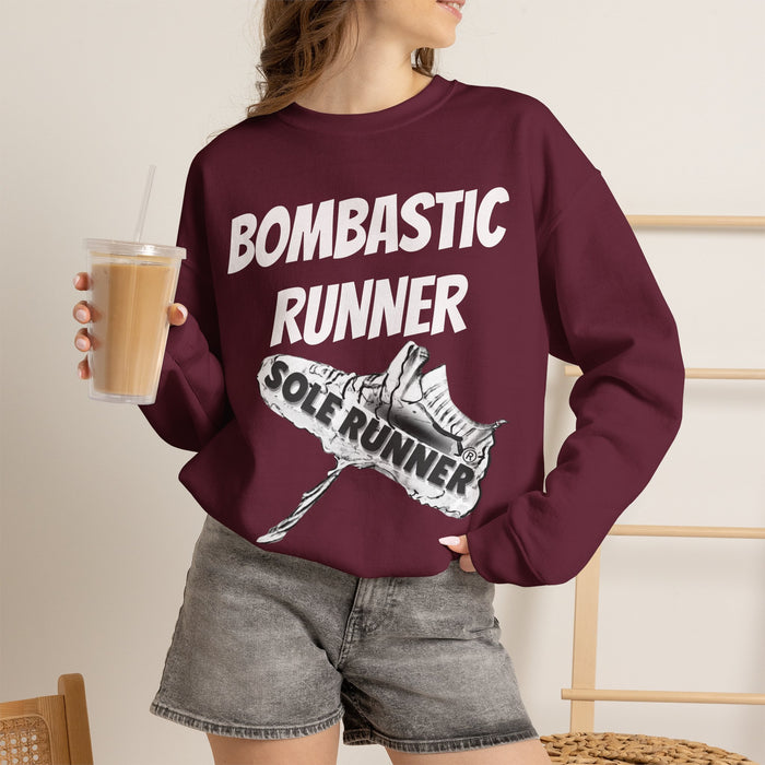 Bombastic Runner: Unisex Heavy Blend™ Crewneck Sweatshirt