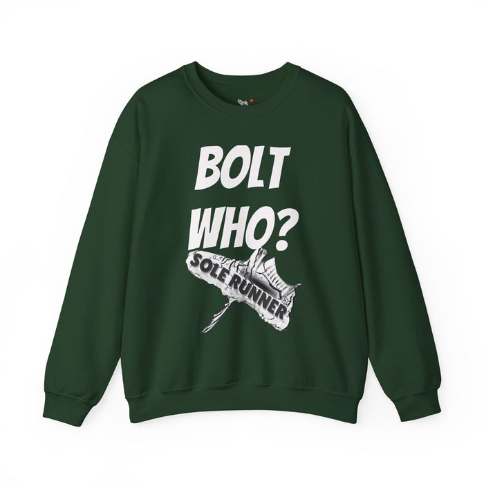 Bolt Who?: Unisex Heavy Blend™ Crewneck Sweatshirt