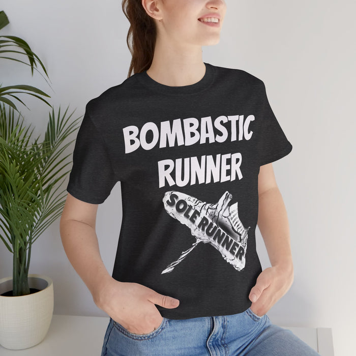 Bombastic Runner: Unisex Jersey Short Sleeve Tee