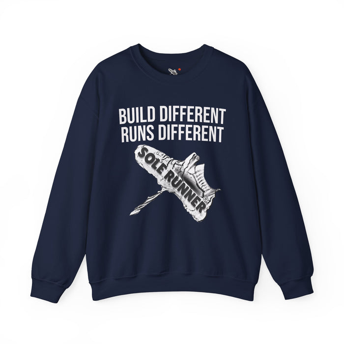 Built Different. Runs Different: Unisex Heavy Blend™ Crewneck Sweatshirt