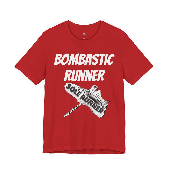 Bombastic Runner: Unisex Jersey Short Sleeve Tee