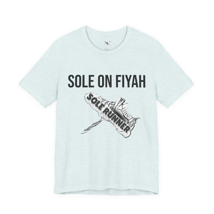 Sole On Fiyah: Unisex Jersey Short Sleeve Tee