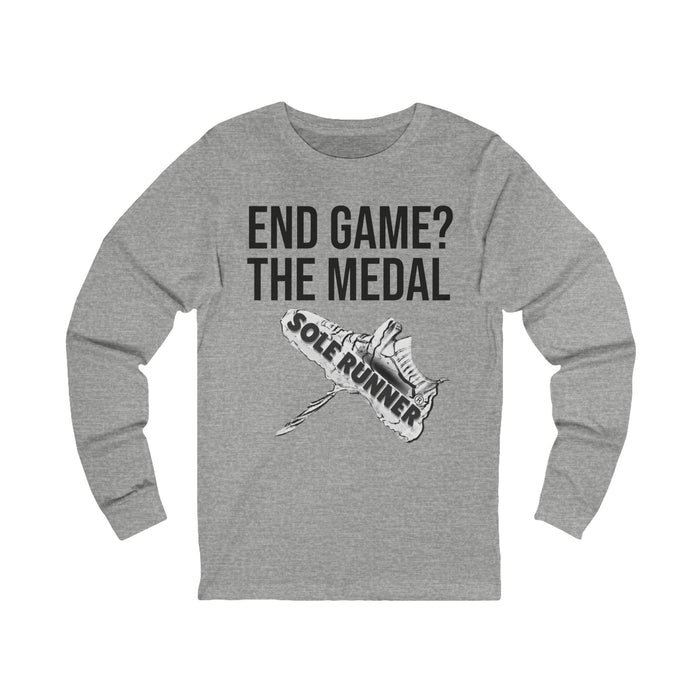 End Game? The Medal:Unisex Jersey Long Sleeve Tee