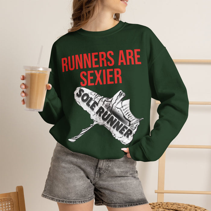 Runners Are Sexier: Unisex Heavy Blend™ Crewneck Sweatshirt