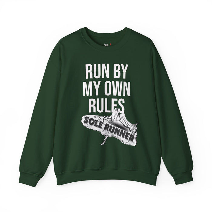 Run By My Own Rules: Unisex Heavy Blend™ Crewneck Sweatshirt