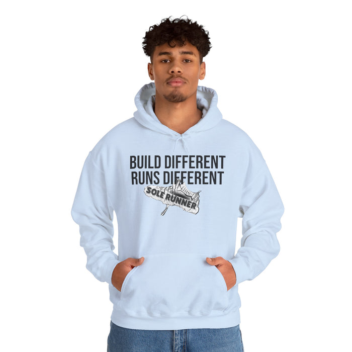 Built Different. Runs Different: Unisex Heavy Blend™ Hooded Sweatshirt