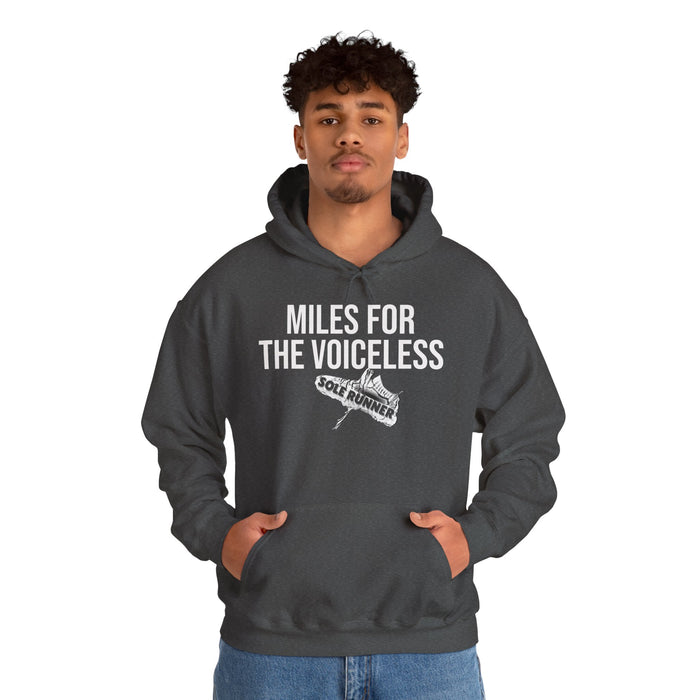 Miles For The Voiceless: Unisex Heavy Blend™ Hooded Sweatshirt