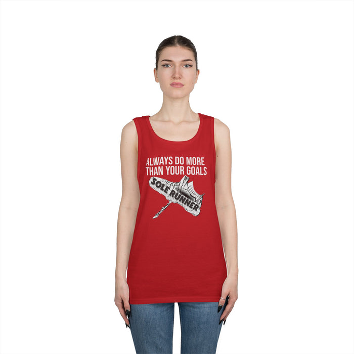 Always Do More Than Your Goal: Unisex Heavy Cotton Tank Top