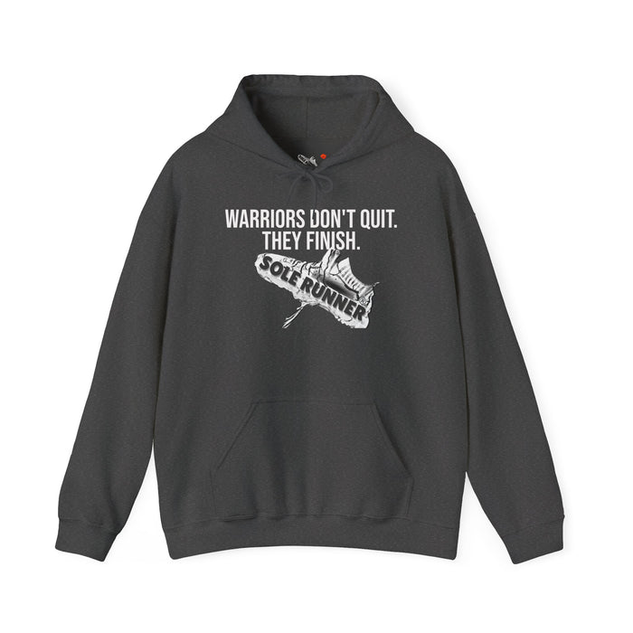 Warriors Don't Quit. They Finish.: Unisex Heavy Blend™ Hooded Sweatshirt