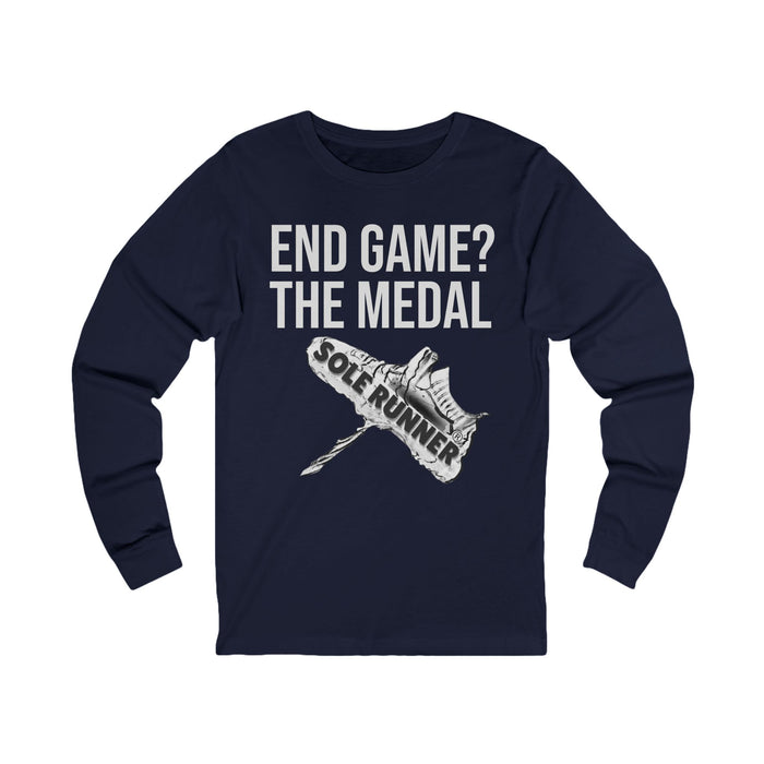 End Game? The Medal:Unisex Jersey Long Sleeve Tee