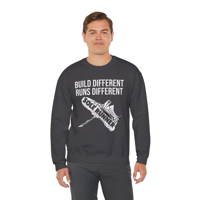 Built Different. Runs Different: Unisex Heavy Blend™ Crewneck Sweatshirt