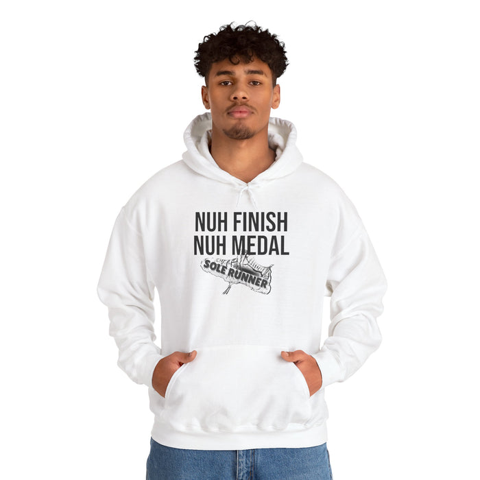 Nuh Finish Nuh Medal: Unisex Heavy Blend™ Hooded Sweatshirt