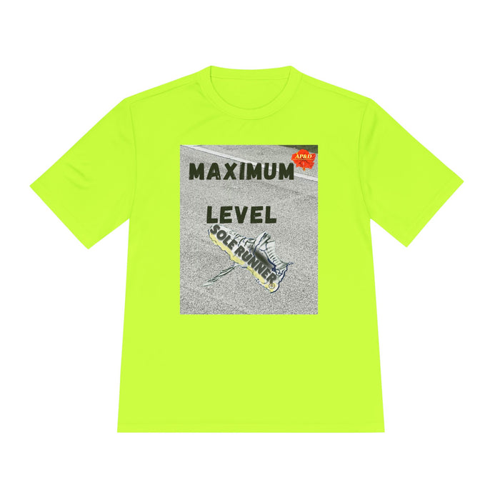 Maximum Level-Whimsical Moisture Wicking Unisex T-Shirt For Runners