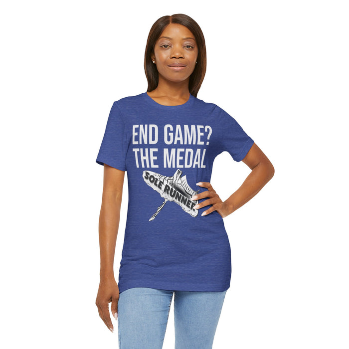 End Game? The Medal: Unisex Jersey Short Sleeve Tee