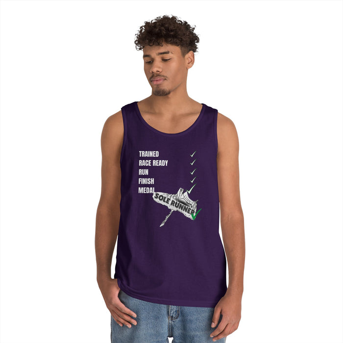 Trained To Medal: Unisex Heavy Cotton Tank Top