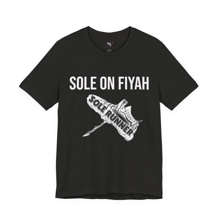 Sole On Fiyah: Unisex Jersey Short Sleeve Tee