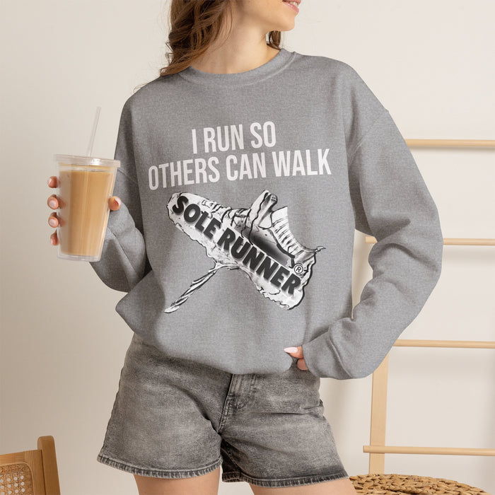 I Run So Others Can Walk: Unisex Heavy Blend™ Crewneck Sweatshirt