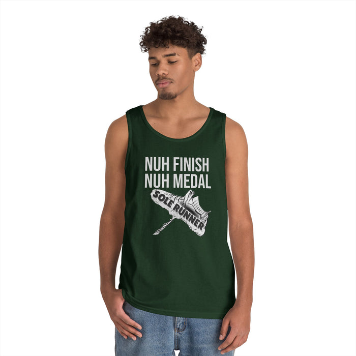 Nuh Finish Nuh Medal: Unisex Heavy Cotton Tank Top