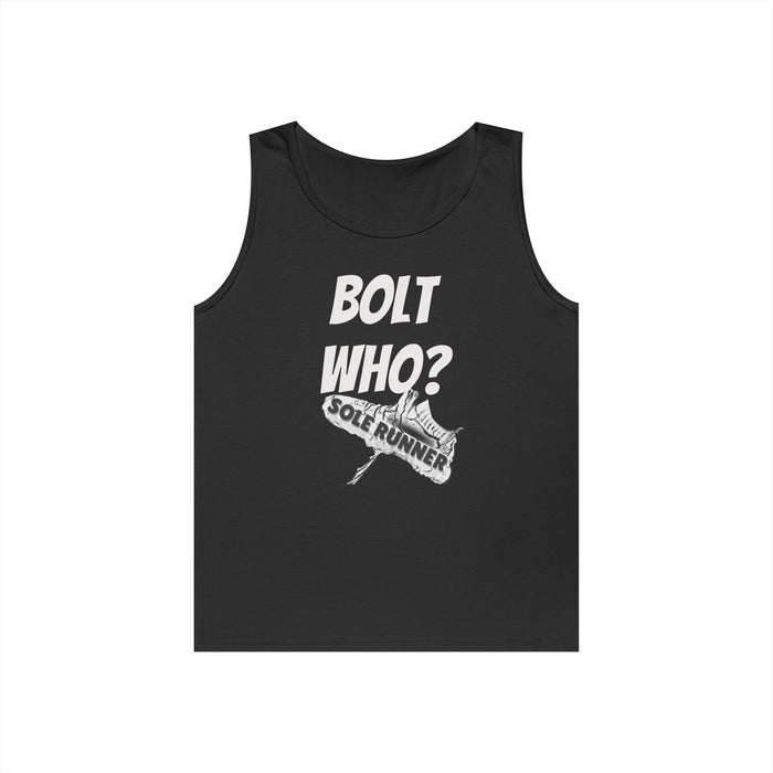 Bolt Who?: Unisex Heavy Cotton Tank Top
