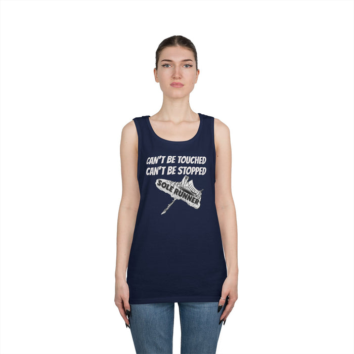 Can't Be Touched Can't Be Stopped: Unisex Heavy Cotton Tank Top