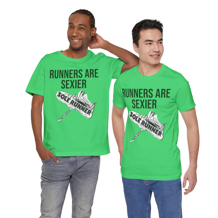 Runners Are Sexier-Sole Runner®:Unisex Jersey Short Sleeve Tee