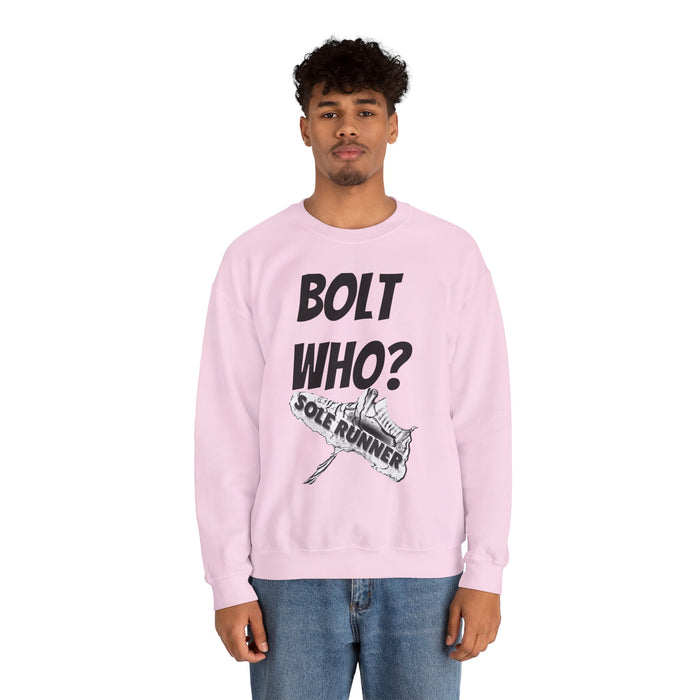 Bolt Who?: Unisex Heavy Blend™ Crewneck Sweatshirt