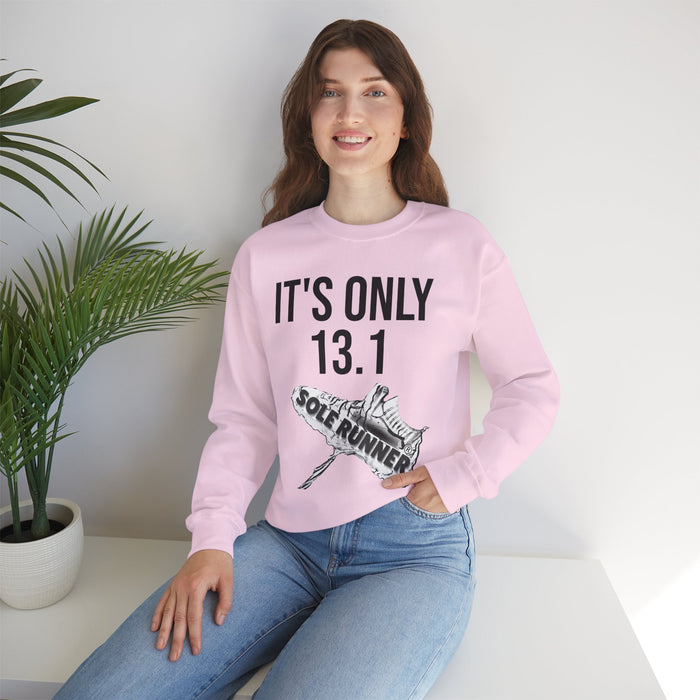 It's Only 13.1: Unisex Heavy Blend™ Crewneck Sweatshirt