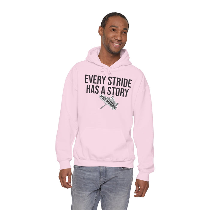 Every Stride Has A Story: Unisex Heavy Blend™ Hooded Sweatshirt