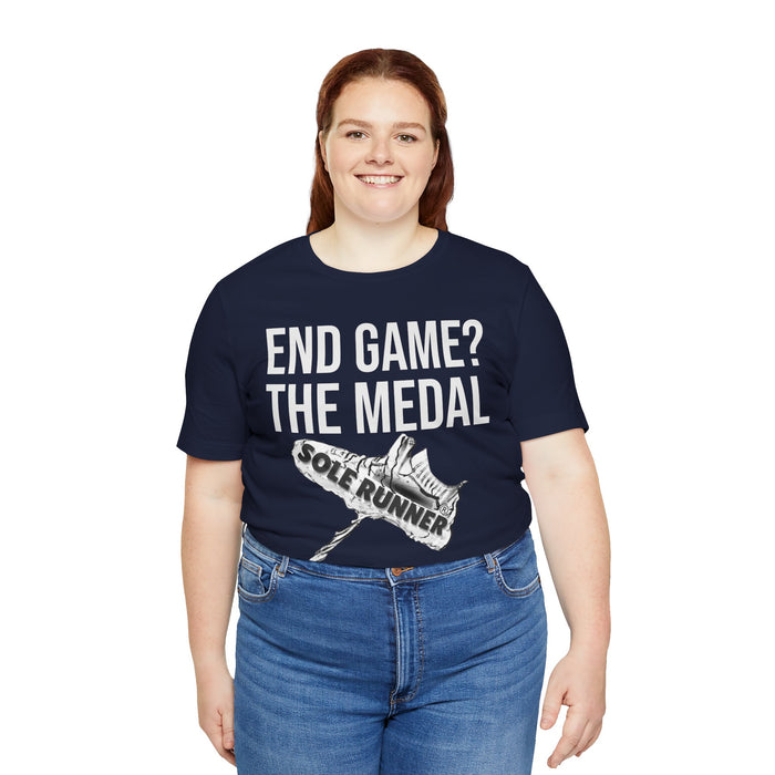 End Game? The Medal: Unisex Jersey Short Sleeve Tee