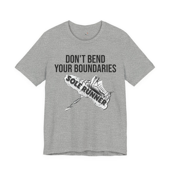 Don't Bend Your Boundaries: Unisex Jersey Short Sleeve Tee