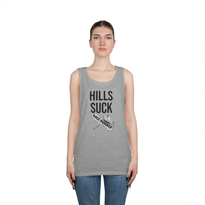Hills Suck: Unisex Heavy Cotton Tank Top