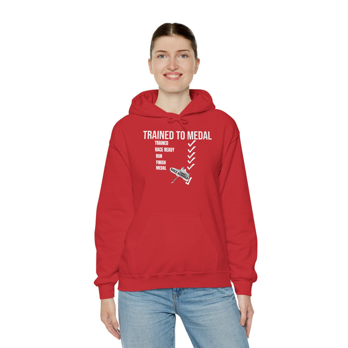 Trained To Medal: Unisex Heavy Blend™ Hooded Sweatshirt