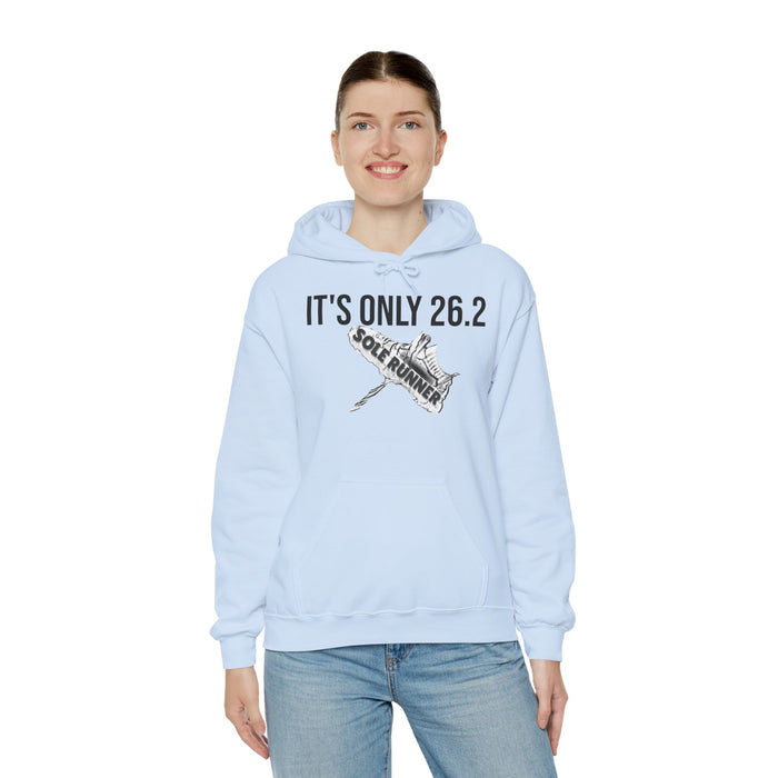 It's Only 26.2: Unisex Heavy Blend™ Hooded Sweatshirt