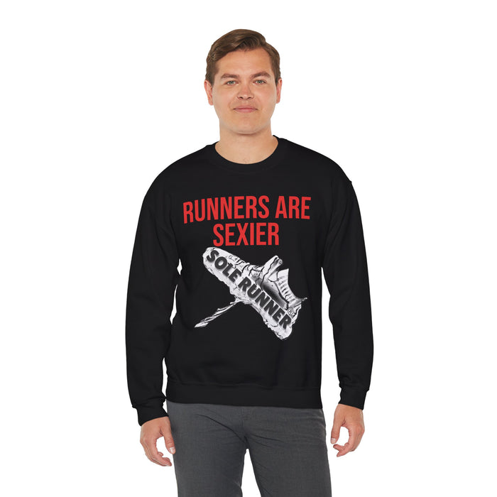 Runners Are Sexier: Unisex Heavy Blend™ Crewneck Sweatshirt