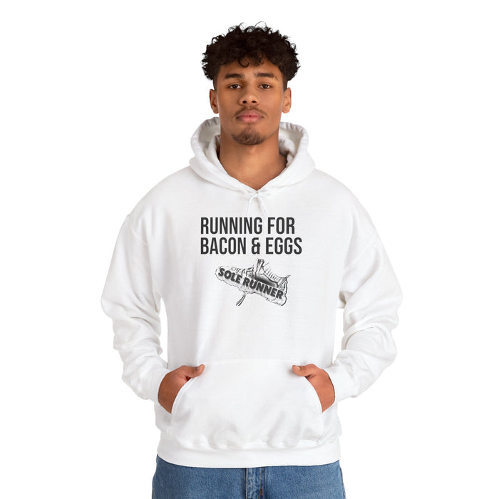 Running For Bacon & Eggs: Unisex Heavy Blend™ Hooded Sweatshirt