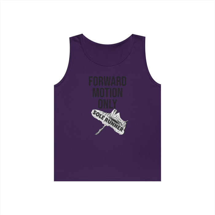 Forward Motion Only: Unisex Heavy Cotton Tank Top