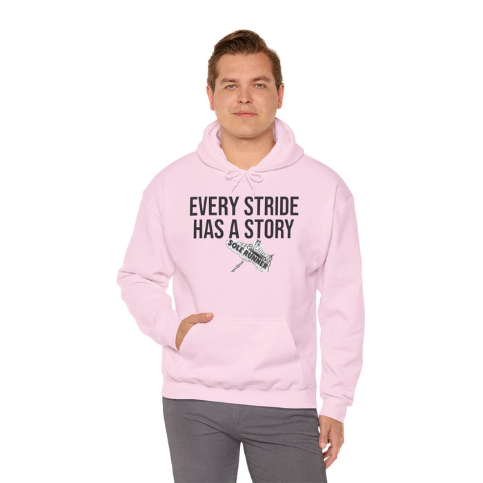Every Stride Has A Story: Unisex Heavy Blend™ Hooded Sweatshirt