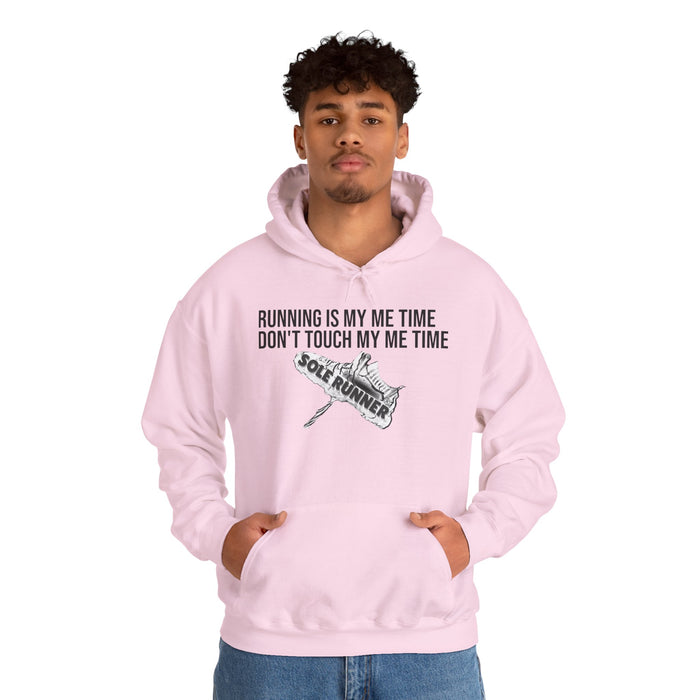 Running Is My Me Time. Don't Touch My Me Time: Unisex Heavy Blend™ Hooded Sweatshirt
