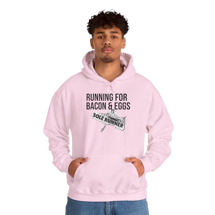 Running For Bacon & Eggs: Unisex Heavy Blend™ Hooded Sweatshirt
