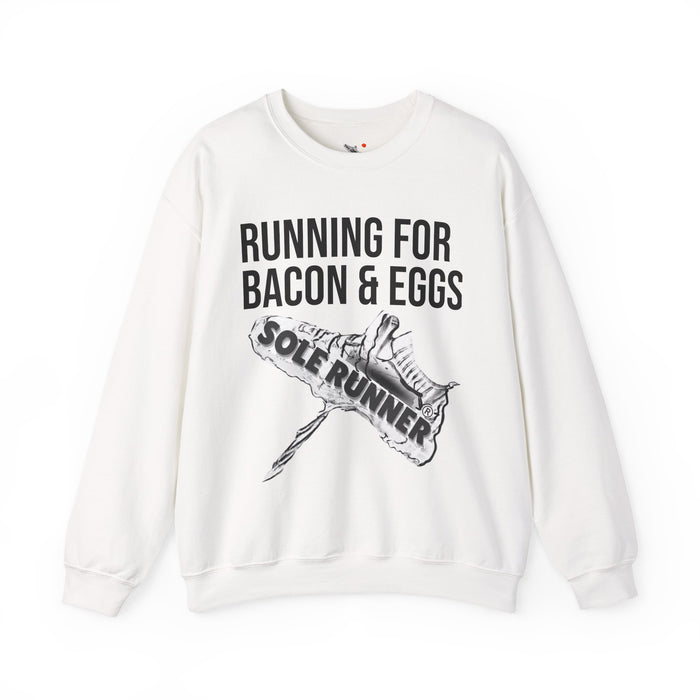Running For Bacon & Eggs: Unisex Heavy Blend™ Crewneck Sweatshirt