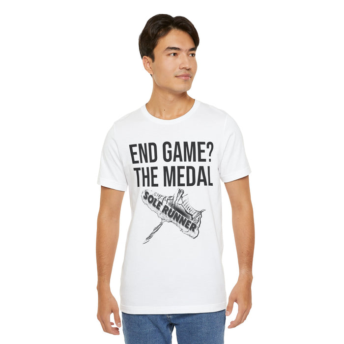 End Game? The Medal: Unisex Jersey Short Sleeve Tee