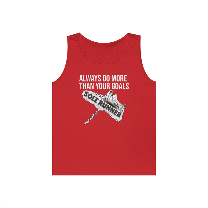 Always Do More Than Your Goal: Unisex Heavy Cotton Tank Top