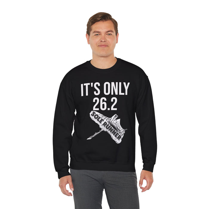 It's Only 26.2: Unisex Heavy Blend™ Crewneck Sweatshirt