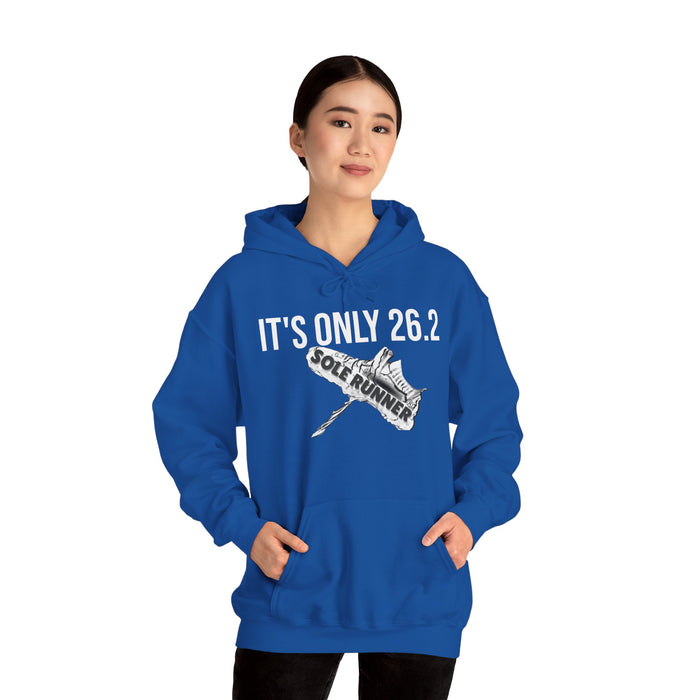 It's Only 26.2: Unisex Heavy Blend™ Hooded Sweatshirt