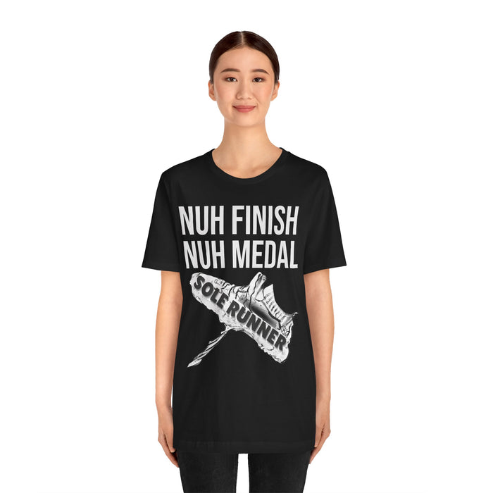 Nuh Finish Nuh Medal: Unisex Jersey Short Sleeve Tee