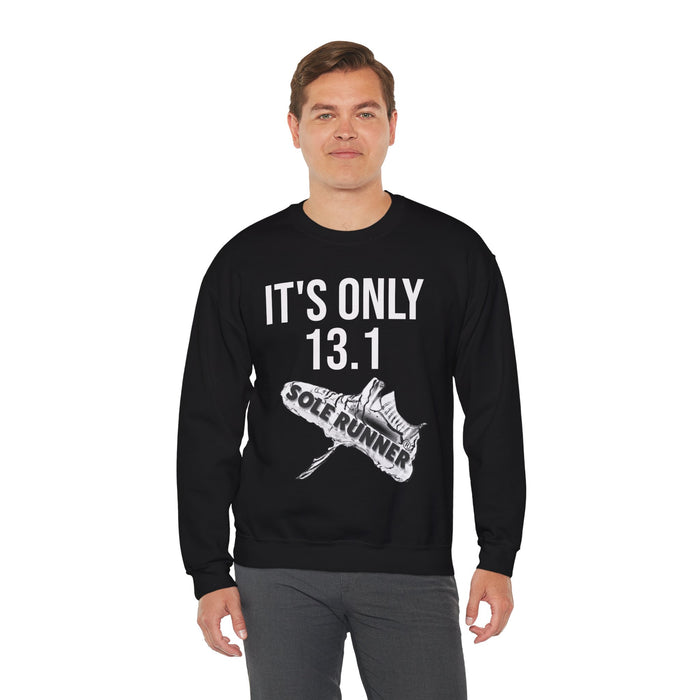 It's Only 13.1: Unisex Heavy Blend™ Crewneck Sweatshirt