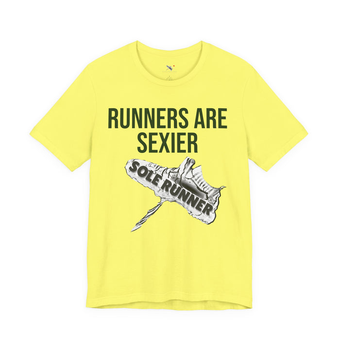 Runners Are Sexier-Sole Runner®:Unisex Jersey Short Sleeve Tee