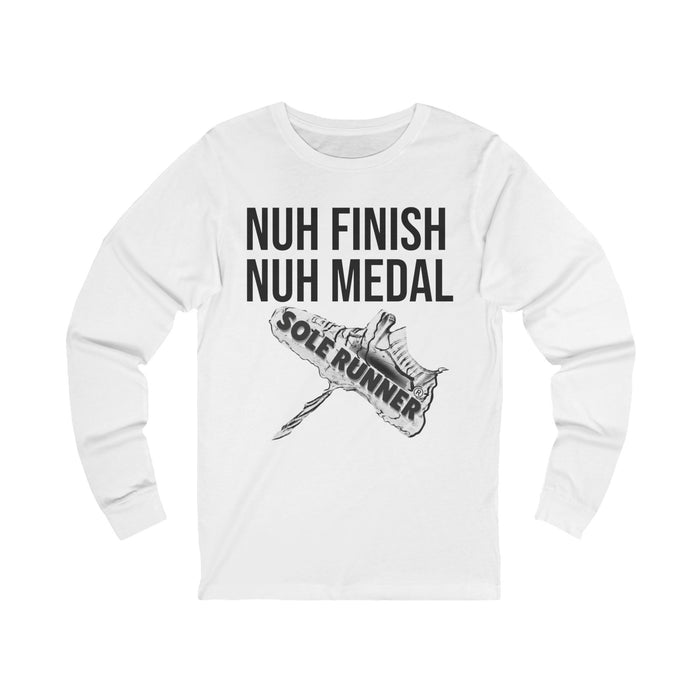 Nuh Finish Nuh Medal: Unisex Jersey Long Sleeve Tee