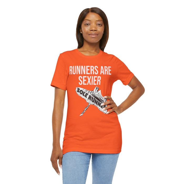 Runners Are Sexier-Sole Runner®:Unisex Jersey Short Sleeve Tee