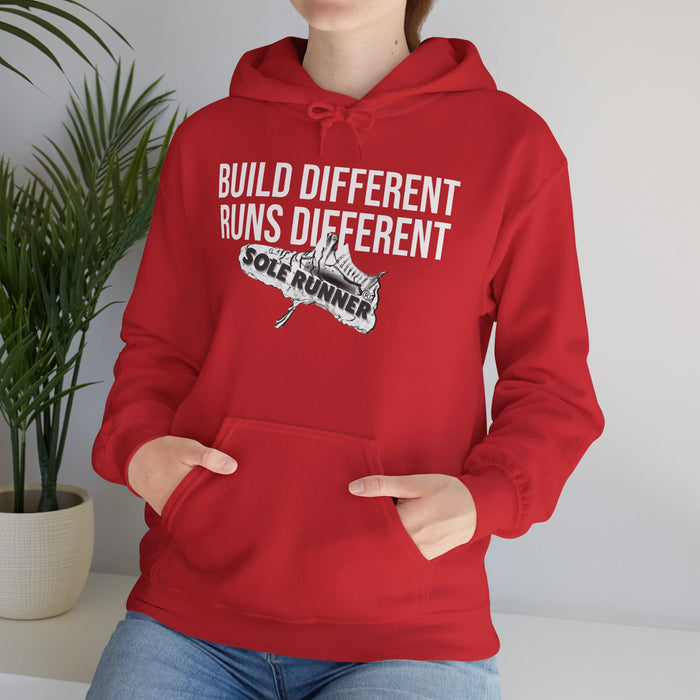 Built Different. Runs Different: Unisex Heavy Blend™ Hooded Sweatshirt